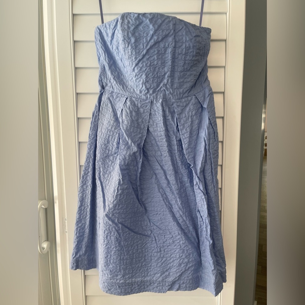 J. Crew Sky Blue Cotton Dress